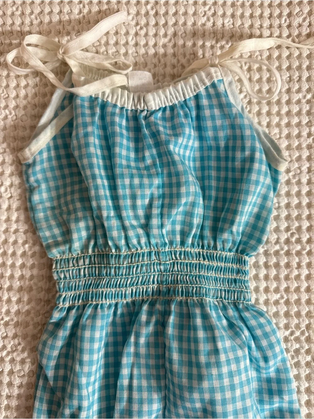 Vintage Lily-Kids Gingham Romper